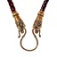 Leather viking necklace Oseberg, brown - Celtic Webmerchant