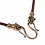 Leren viking ketting met wezels, bruin - Celtic Webmerchant