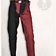 Mytholon Mi-parti pants Gustav, Black/Red - Celtic Webmerchant