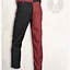 Mi-parti pants Gustav, Black/Red - Celtic Webmerchant