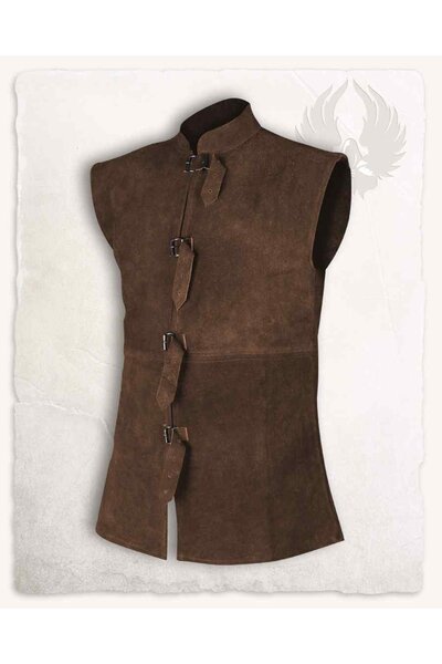 Lædervest orthello, brun - Celtic Webmerchant