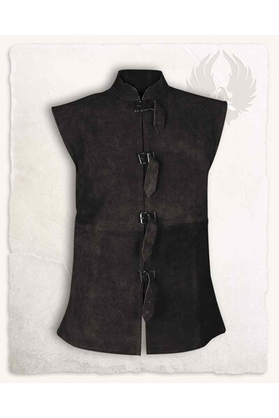 Lederweste Orthello, schwarz - Celtic Webmerchant