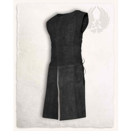 Tabard Justus, schwarzes Leder - Celtic Webmerchant