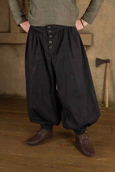 Pantalon ataman, noir - Celtic Webmerchant