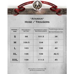 Atamanbyxor, svarta - Celtic Webmerchant