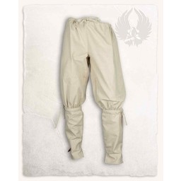 Pantalones vikingos Ketill, color crema - Celtic Webmerchant