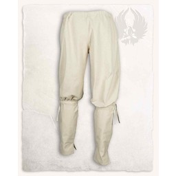 Pantalones vikingos Ketill, color crema - Celtic Webmerchant
