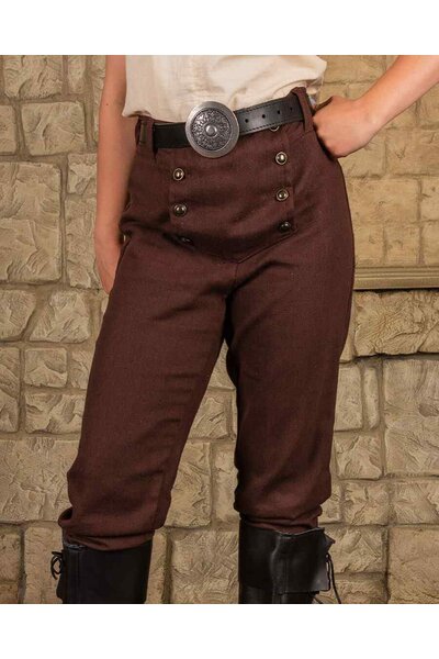 Pantalones piratas de Pollard, marrón - Celtic Webmerchant