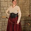 Spódnica Anna, Burgundia - Celtic Webmerchant