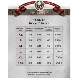 Skirt Anna, Burgundy - Celtic Webmerchant