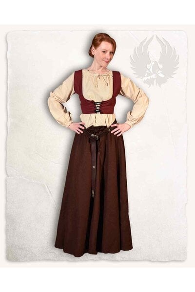 Annabelle Bodice, burgundy - Celtic Webmerchant