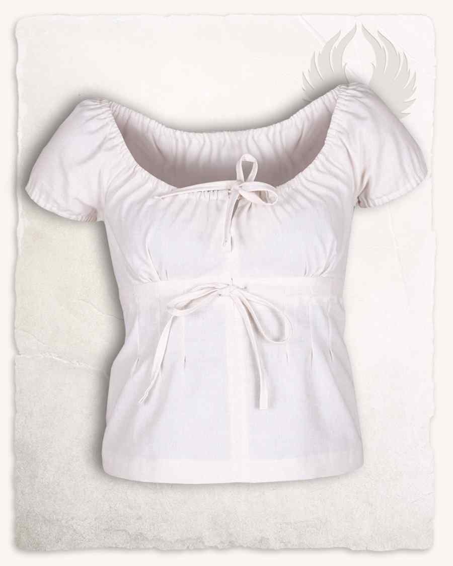 Hartford Délicat Semi-Transparente Crème Chemisier Soie Taille 2 Go