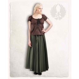 Blusa medieval Claudia, crema - Celtic Webmerchant