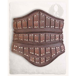 Corset en cuir Evandra, marron - Celtic Webmerchant