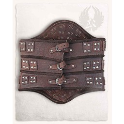 Evandra skórzana gorset, brązowy - Celtic Webmerchant