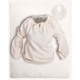 Blusa medieval kara, crema - Celtic Webmerchant