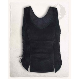 Leather Bodice Lisa, Black - Celtic Webmerchant