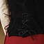 Læder bodice lisa, sort - Celtic Webmerchant