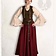 Mytholon Leather Bodice Lucy, Brown - Celtic Webmerchant