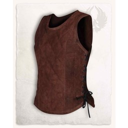 Corsage en cuir Lucy, marron - Celtic Webmerchant