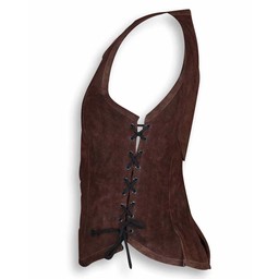 Leather Bodice Lucy, Brown - Celtic Webmerchant