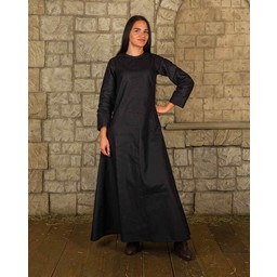 Unterkleid Marita, leichte Baumwolle, schwarz - Celtic Webmerchant