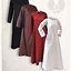 Unterkleid Marita, leichte Baumwolle, burgund - Celtic Webmerchant