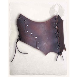 Corset Maren, brown leather - Celtic Webmerchant