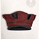 Mytholon Cappello rinascimentale Lorenz, rosso nero - Celtic Webmerchant