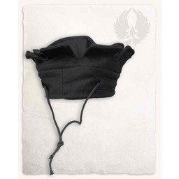 Renaissance hat Lorenz, black - Celtic Webmerchant