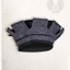 Renaissance Hat Lorenz, negro-gris - Celtic Webmerchant