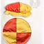 Beret Jorg, yellow-red - Celtic Webmerchant