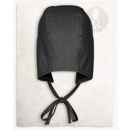 Leather cap Martinus, black - Celtic Webmerchant