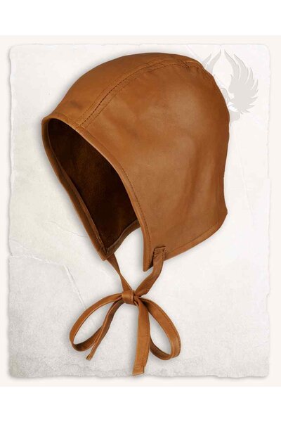 Læder cap martinus, lysebrun - Celtic Webmerchant