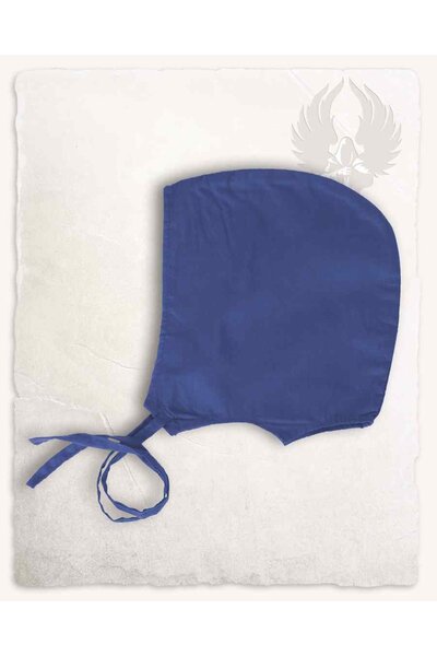 Mittelalter Haube Lisbeth, blau - Celtic Webmerchant