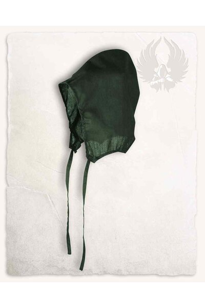 Bonnet médiéval Jasper, vert - Celtic Webmerchant
