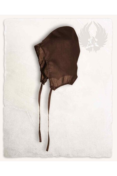 Medieval cap Jaspar, brown - Celtic Webmerchant