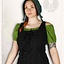 Capuche médiévale Greta, vert - Celtic Webmerchant