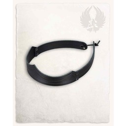 Couronne en cuir isidor, noir - Celtic Webmerchant