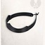 Leather crown Isidor, black - Celtic Webmerchant