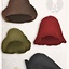 Cappello di feltro medievale Bruno, rosso - Celtic Webmerchant