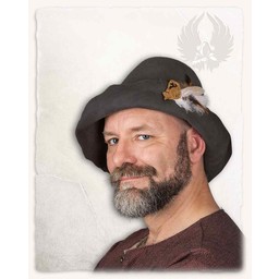 Medieval felt hat Bruno, gray - Celtic Webmerchant