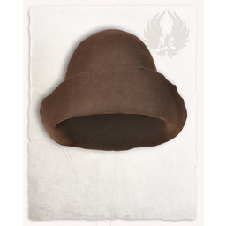 Medieval felt hat Bruno, brown - Celtic Webmerchant