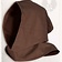 Mytholon Brown Medieval hood, cotton - Celtic Webmerchant