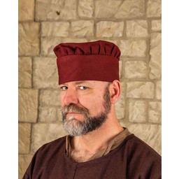 Sombrero medieval Armin, burdeos - Celtic Webmerchant