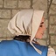 Cappello medievale Anna, crema - Celtic Webmerchant