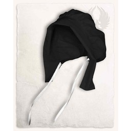 Medieval Cap Anna, czarny - Celtic Webmerchant