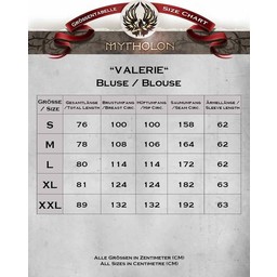 Blusa valerie, algodón, natural - Celtic Webmerchant