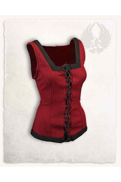 Bodice Ursula, Bourgogne, uld - Celtic Webmerchant