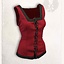 Bodice Ursula, Bourgogne, ull - Celtic Webmerchant